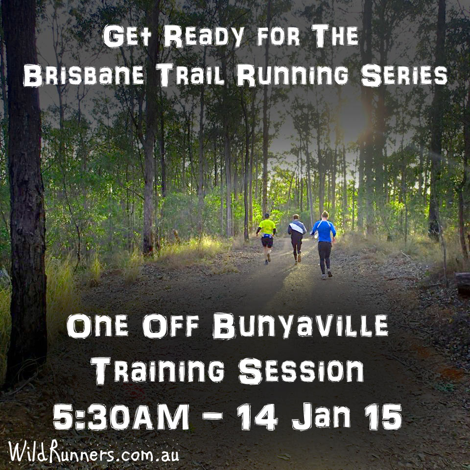 Trail running sessions at Bunyaville 